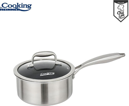 Puodas nerūdijančio plieno su keramikos danga 2L 18x9cm HR-MRK-18 HEINNER