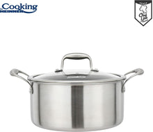 Puodas nerūdijančio plieno su keramikos danga 2.8L 20x10cm HR-MRK-20 HEINNER