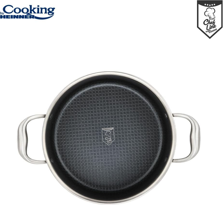 Puodas nerūdijančio plieno su keramikos danga 5L 24x12cm HR-MRK-24 HEINNER