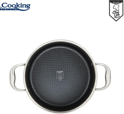 Puodas nerūdijančio plieno su keramikos danga 5L 24x12cm HR-MRK-24 HEINNER