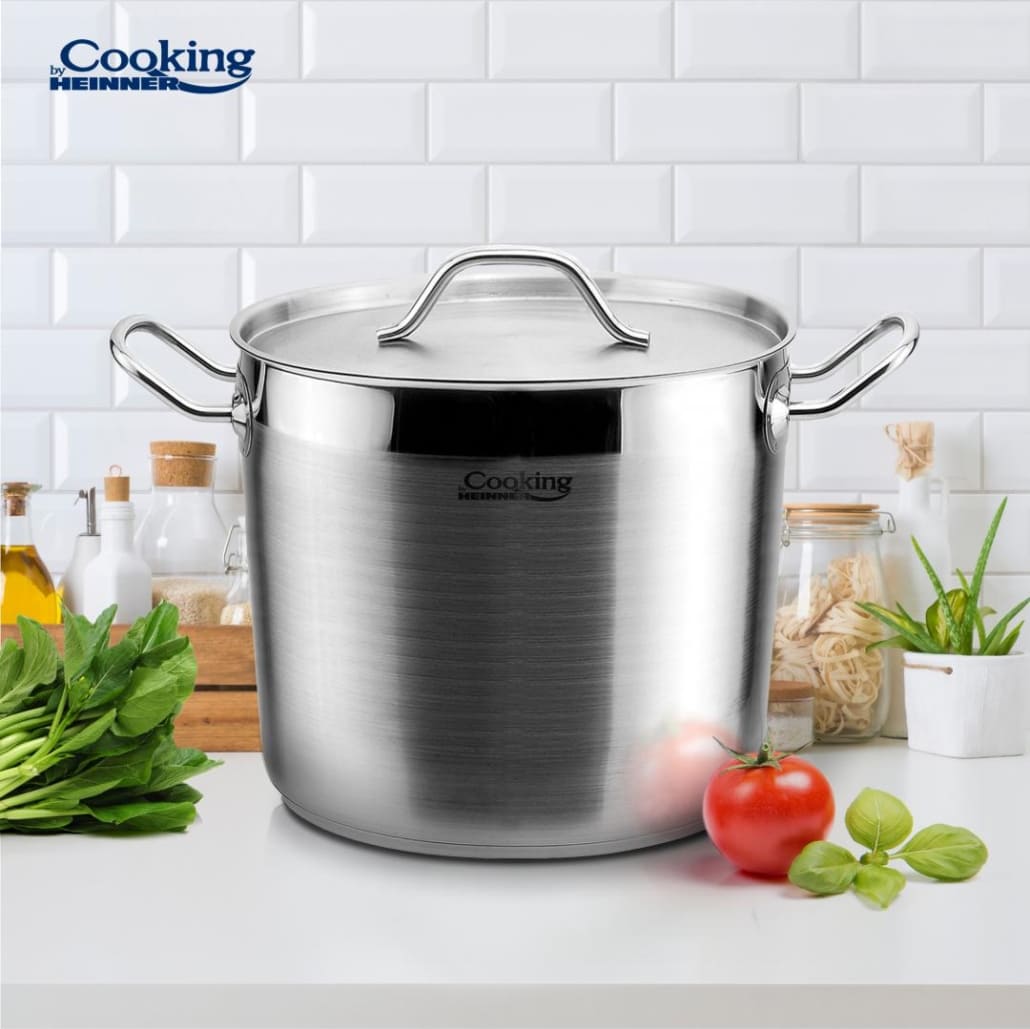 Puodas nerūdijančio plieno su teflono danga 3.5L 18x15cm HR-RW-035 HEINNER
