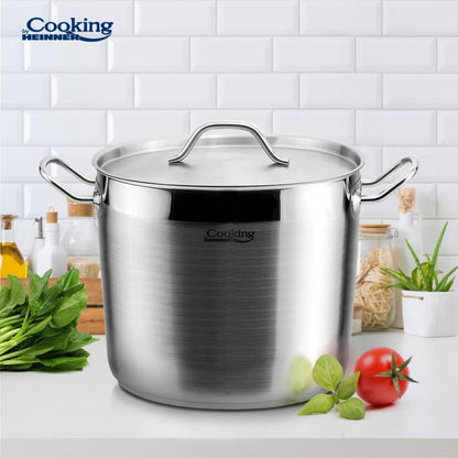 Puodas nerūdijančio plieno su teflono danga 5L 20x16cm HR-RW-050 HEINNER
