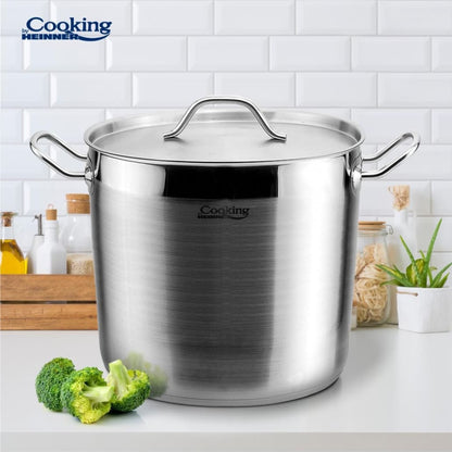 Puodas nerūdijančio plieno su teflono danga 6.4L 22x17cm HR-RW-064 HEINNER