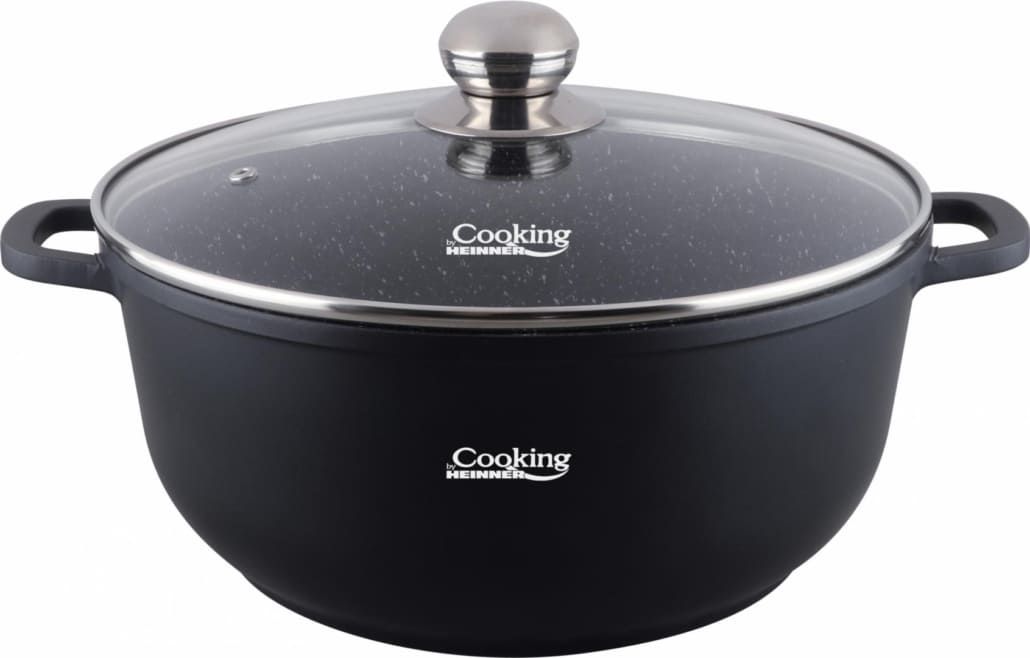 Puodas aliuminio su keramikos danga 6.5L 28x12.5cm HR-SCO-A0328A HEINNER