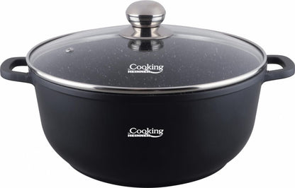 Puodas aliuminio su keramikos danga 6.5L 28x12.5cm HR-SCO-A0328A HEINNER