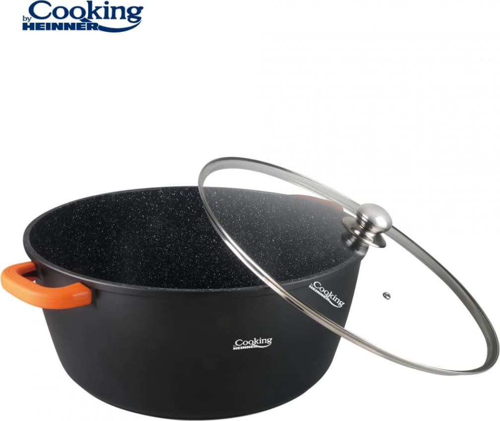 Puodas aliuminio su keramikos danga 23L 44x19cm HR-SCO-A0344A HEINNER