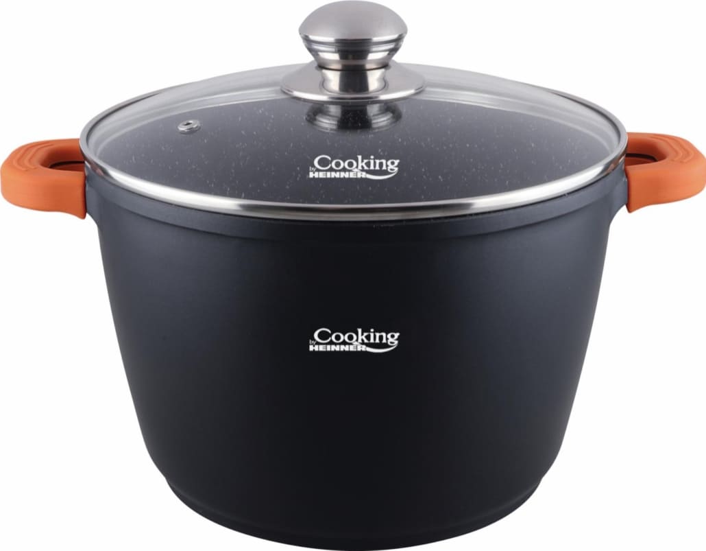 Puodas aliuminio su keramikos danga 6.3L 24x16.5cm HR-SCO-A0624A HEINNER