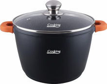 Puodas aliuminio su keramikos danga 6.3L 24x16.5cm HR-SCO-A0624A HEINNER