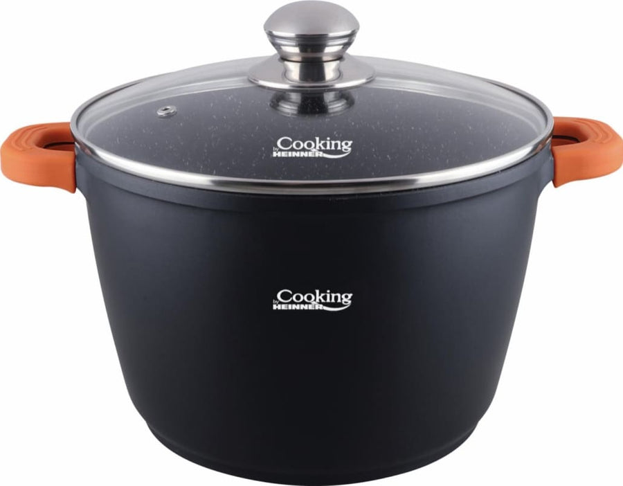 Puodas aliuminio su keramikos danga 6.3L 24x16.5cm HR-SCO-A0624A HEINNER