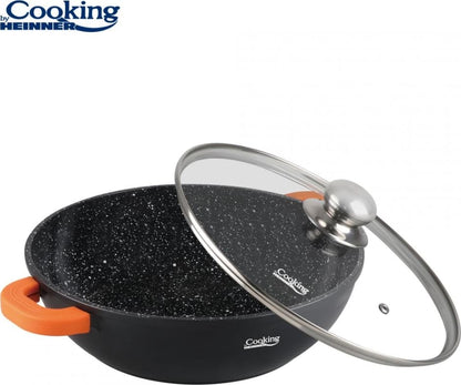 Puodas aliuminio su keramikos danga 4.1L 28x8cm HR-SCO-A28C HEINNER