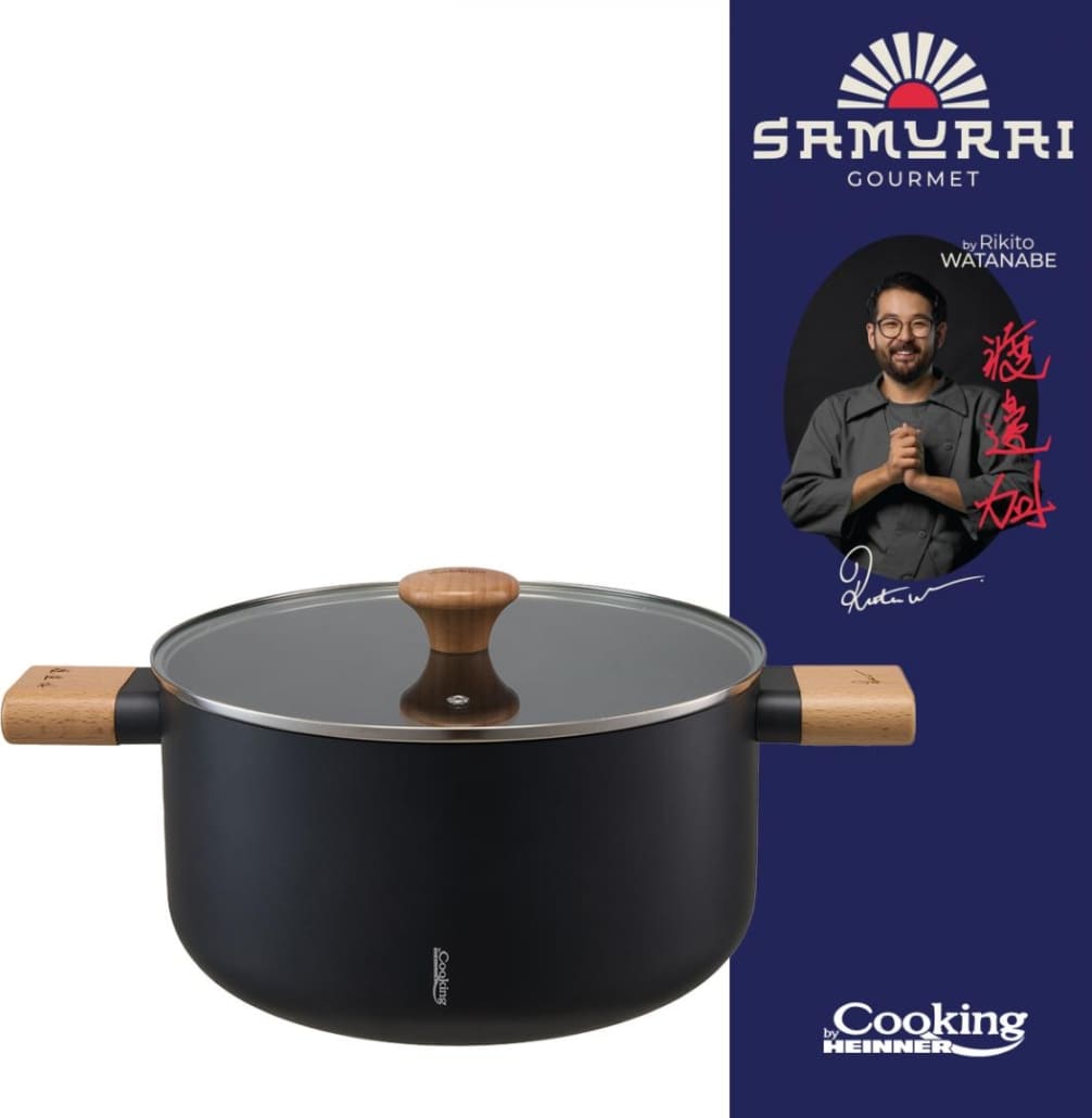 Puodas aliuminio su keramikos danga 5.3L 24x12.5cm HR-SNT-S24 HEINNER