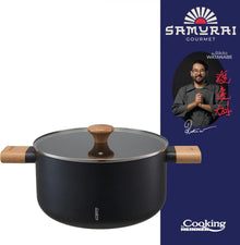Puodas aliuminio su keramikos danga 5.3L 24x12.5cm HR-SNT-S24 HEINNER