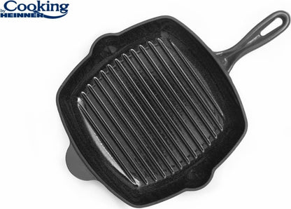 Griliaus keptuvė emaliuota ketaus 26.5x4.5cm HR-ZVC-G26 HEINNER