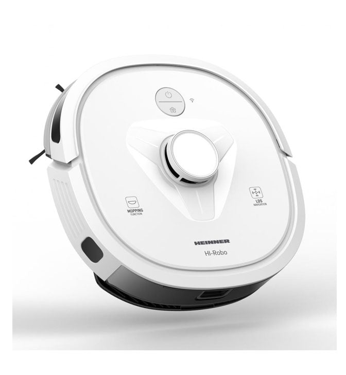 Robotas dulkių siurblys su drėgno valymo funkcija HRVC-M33WH HEINNER