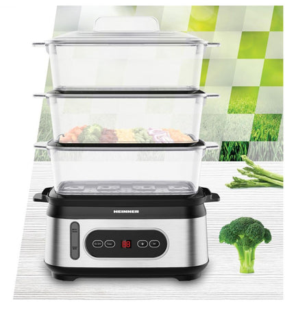 Steamer 800-950W, 9L HSA-D950SS HEINNER
