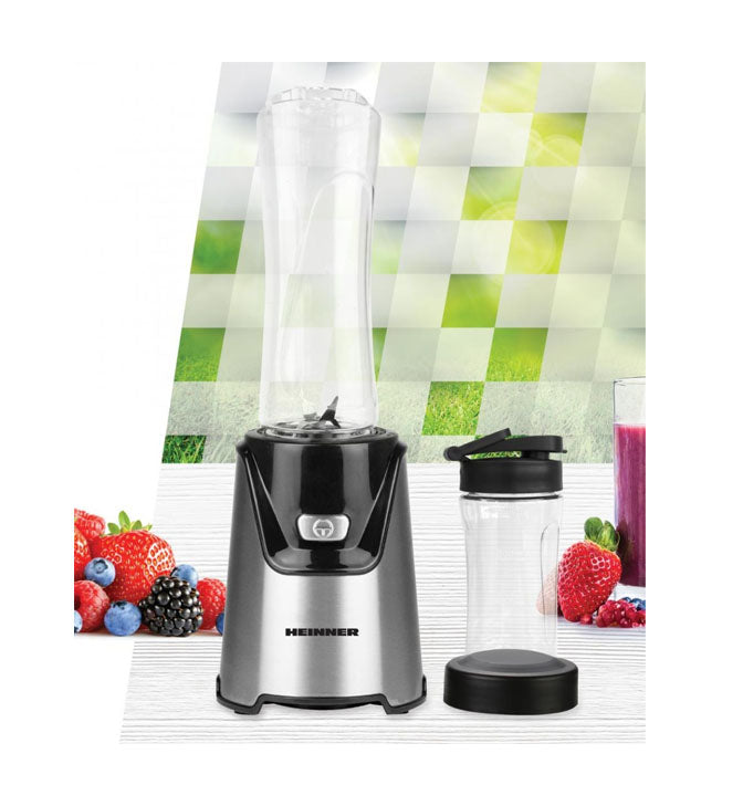 Kokteilinė, du indai, BPA-free, 400W, 0.6L HSB-T400SS HEINNER