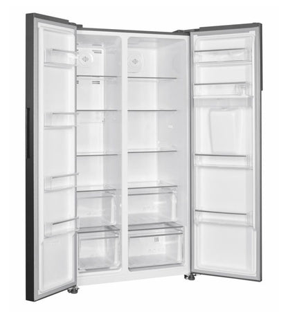 Šaldytuvas dvigubomis durimis No Frost HSBS-HM529NFXWDE++ HEINNER