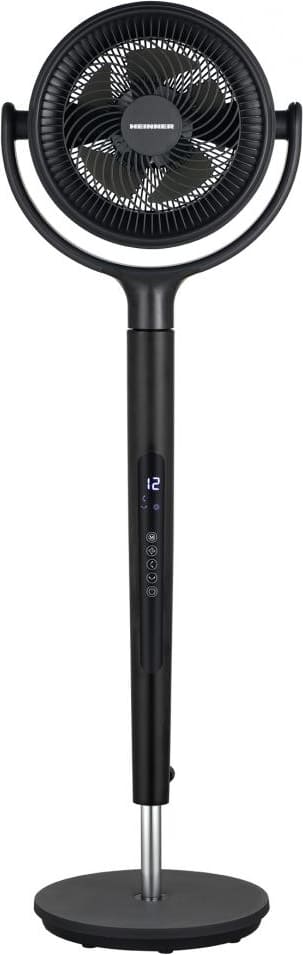 Ventiliatorius su teleskopiniu stovu 20W 30-60-120° 112cm HSF-MAT24DC-GY HEINNER