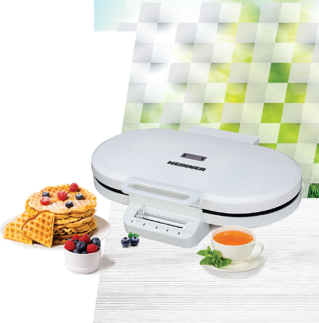 Vaflių kepimo aparatas 1400W HWF-F14002WH HEINNER