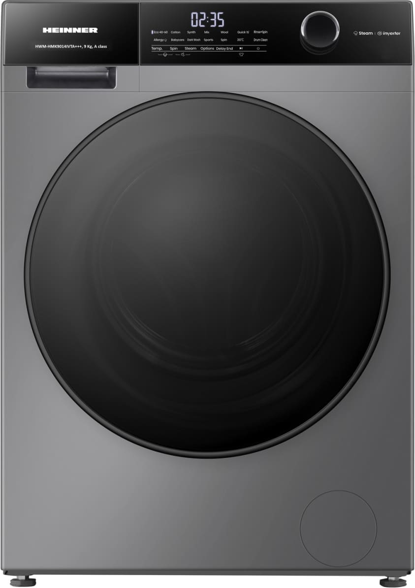 Skalbimo mašina 9kg HWM-HMK9014IVTA+++ HEINNER