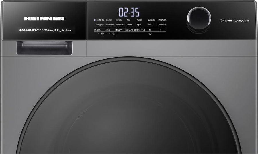 Skalbimo mašina 9kg HWM-HMK9014IVTA+++ HEINNER
