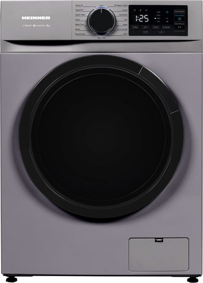 Skalbimo mašina 8kg HWM-M814IVNSA+++ HEINNER