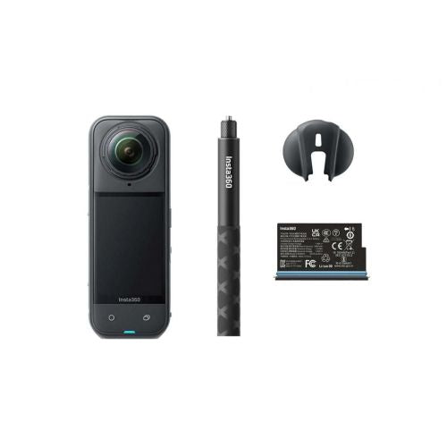 Insta360 X5 veiksmo kamera 8K Starter Bundle, juoda spalva