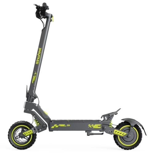 isinwheel D1 Premium elektrinis paspirtukas 48v, 10Ah, 1200 W, 50km Range,, juoda spalva, pažeista tik pakuotė