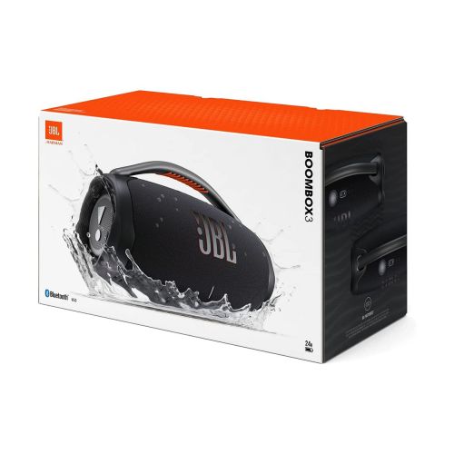 JBL Boombox 3 nešiojamas Bluetooth Party kolonėlė, juoda spalva