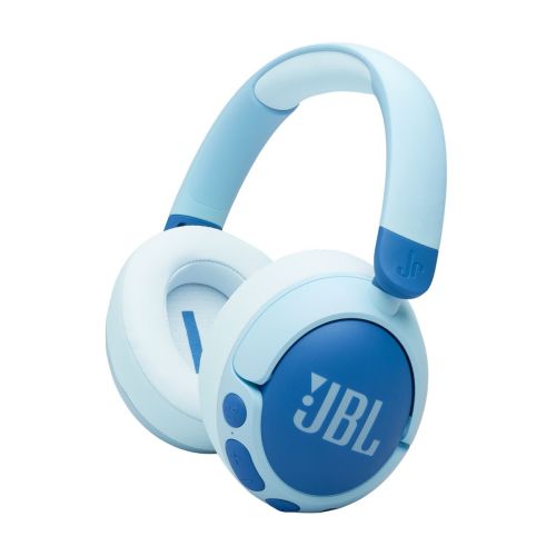 JBL JR470NC Bluetooth belaidės ant ausų dedamos ausinės skirtas Kids, mėlyna spalva
