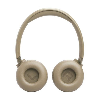 JBL Tune 680NC Bluetooth belaidės ant ausų dedamos ausinės, smėlio spalva