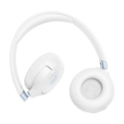 JBL Tune 680NC Bluetooth belaidės ant ausų dedamos ausinės, balta spalva