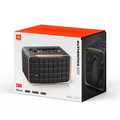 JBL Authentics 200 Bluetooth kolonėlė / Copper, juoda spalva, pažeista tik pakuotė