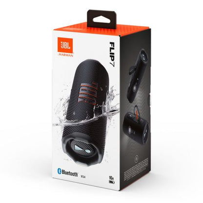 JBL Flip 7 Bluetooth belaidė kolonėlė, juoda spalva