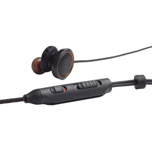 JBL Quantum 50 laidinis į ausis Gaming ausinės su mic, juoda spalva