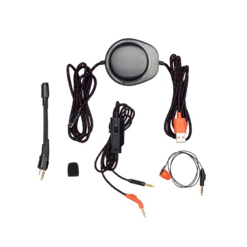 JBL Quantum One laidinis ausis apgaubiančios Professional PC Gaming Headset, juoda spalva