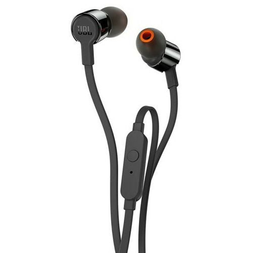 JBL Tune 210 į ausis laidinės ausinės, juoda spalva