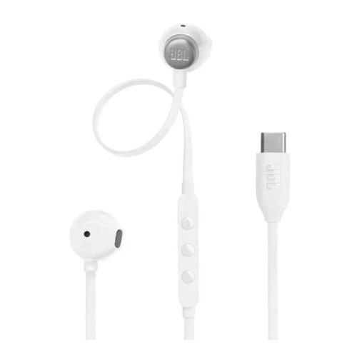 JBL Tune 305C į ausis laidinės ausinės, (Type- C), balta spalva