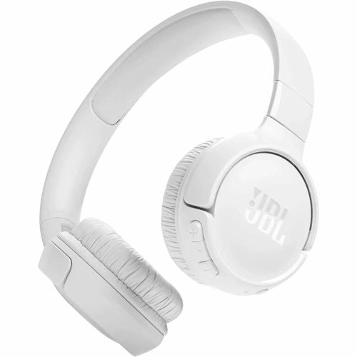 JBL Tune 520BT Bluetooth belaidės ant ausų dedamos ausinės, balta spalva