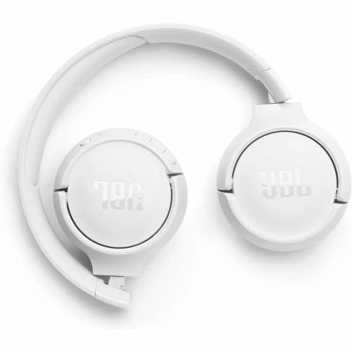 JBL Tune 520BT Bluetooth belaidės ant ausų dedamos ausinės, balta spalva