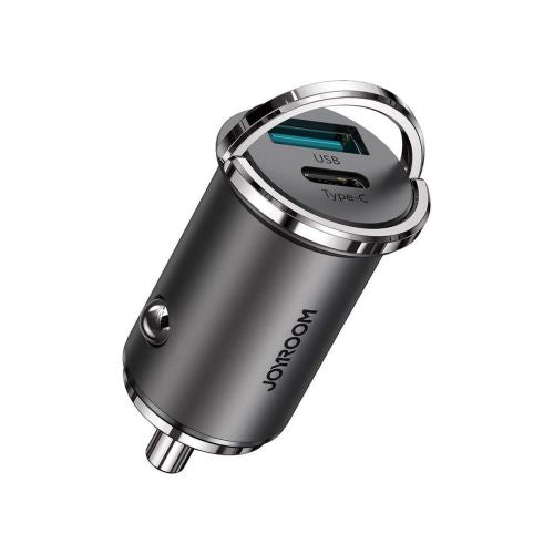 Joyroom automobilinis įkroviklis C+U, 12V/24V, 45 W, (C-A35), juoda spalva