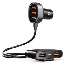 Joyroom automobilinis įkroviklis 5-in-1, U+U+U+U+U 31 W, (JR-CL03), juoda spalva