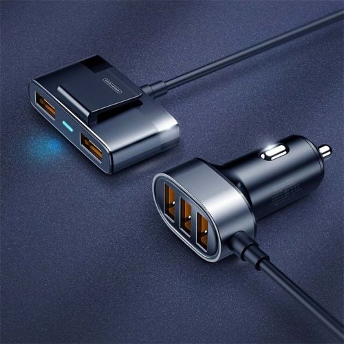 Joyroom automobilinis įkroviklis 5-in-1, U+U+U+U+U 31 W, (JR-CL03), juoda spalva