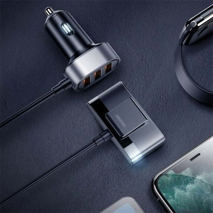 Joyroom automobilinis įkroviklis 5-in-1, U+U+U+U+U 31 W, (JR-CL03), juoda spalva