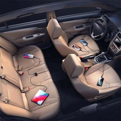 Joyroom automobilinis įkroviklis 5-in-1, U+U+U+U+U 31 W, (JR-CL03), juoda spalva