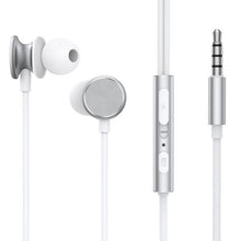 Joyroom ausinės laidinis, į ausis ausinės su Remote ir mikrofonas, 3.5 mm Jack, (JR-EW03), sidabrinė spalva