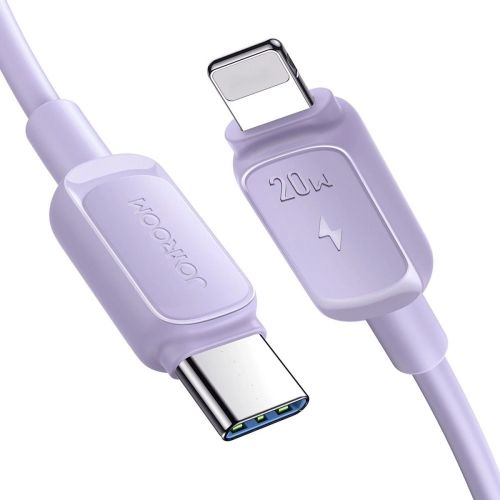 Joyroom Type-C - Lightning laidas Multi-Color Series A14, 20 W, 480mb/s, 1.2m, (S-CL020A11P), violetinė spalva