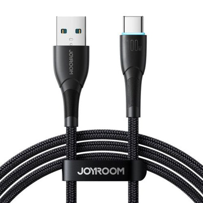 Joyroom USB - USB-C laidas Starry Series, 480mb/s, 100 W, 1m, (SA32-AC6), juoda spalva