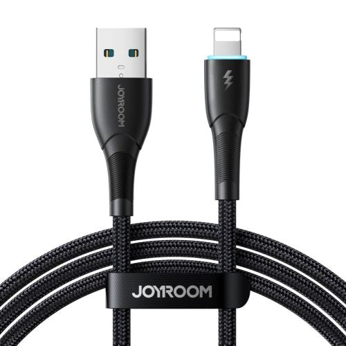 Joyroom USB - Lightning laidas Starry Series, 480mb/s, 3A, 1m, (SA32-AL3), juoda spalva