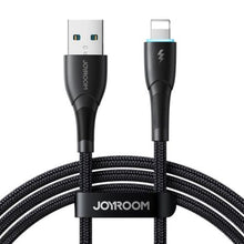 Joyroom USB - Lightning laidas Starry Series, 480mb/s, 3A, 1m, (SA32-AL3), juoda spalva